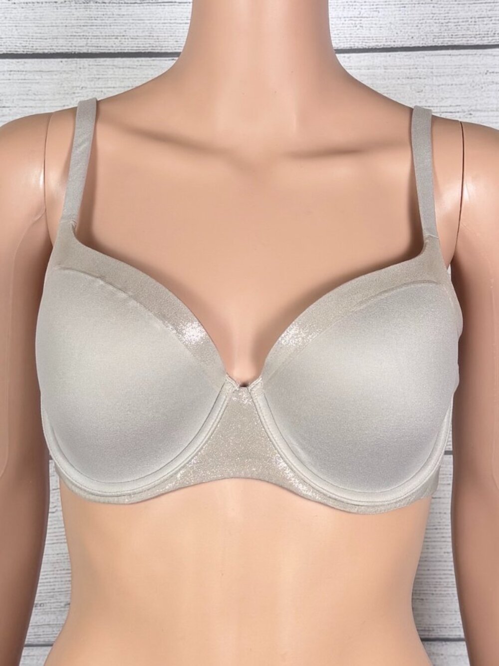 Victoria’s Secret Body by Victoria Convertible Shimmer Demi Bra Taupe 36D